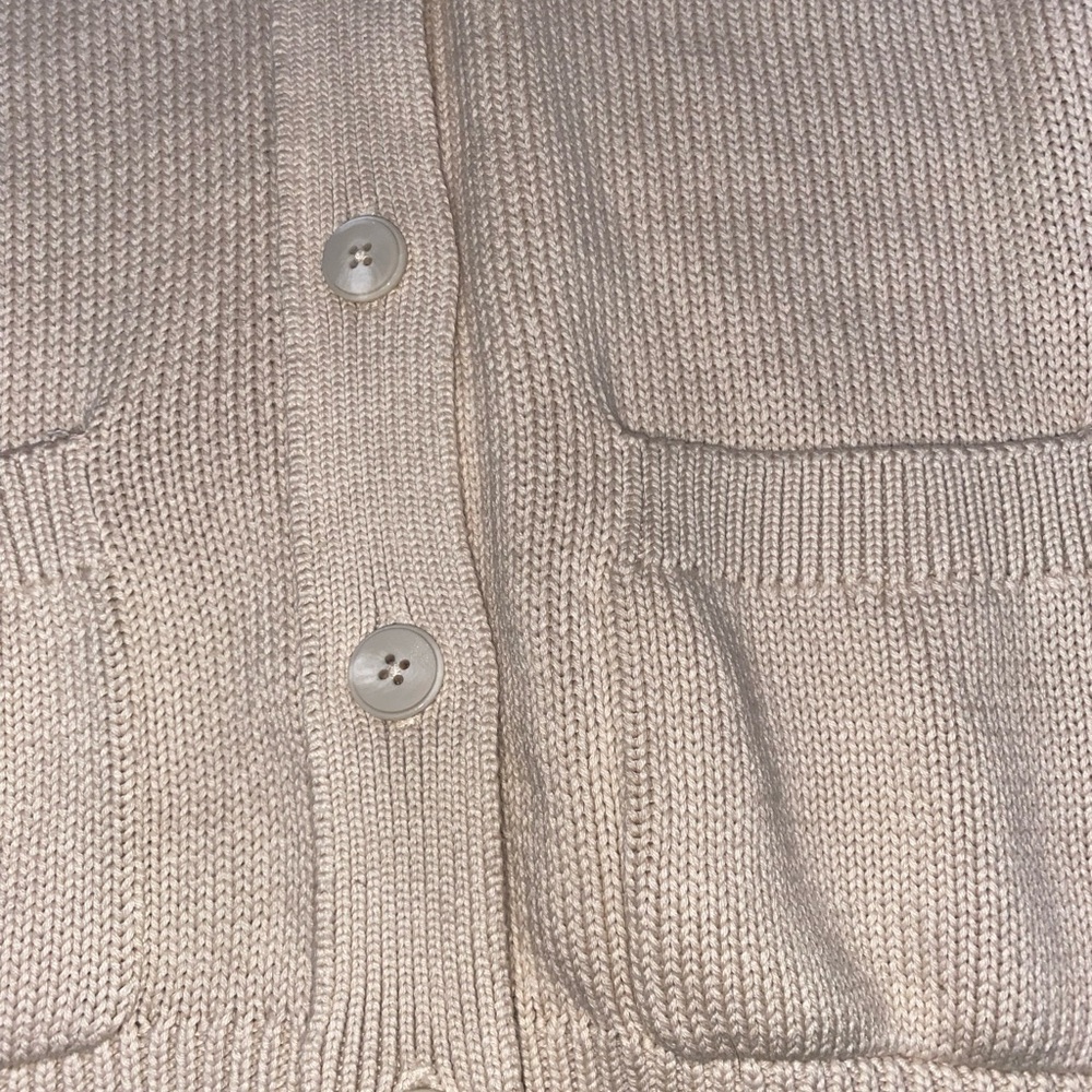 Simons Beige Button-Up Cardigan - Picture 3 of 4